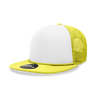Decky 5 Panel High Profile Structured Foam Trucker | Decky 6026 Yellow/White/Yellow Standard
