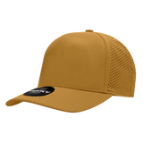 Decky 5 Panel High Profile Structured Perforated Performance Cap | Decky 6045 Biscuit Standard Hats