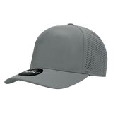 Decky 5 Panel High Profile Structured Perforated Performance Cap | Decky 6045 Charcoal Standard Hats