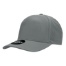 Decky 5 Panel High Profile Structured Perforated Performance Cap | Decky 6045 Charcoal Standard Hats