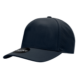 Decky 5 Panel High Profile Structured Perforated Performance Cap | Decky 6045 Navy Standard Hats