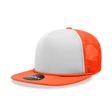 Decky 5 Panel High Profile Structured Two Tone Foam Trucker | Decky 224 Orange OSFM