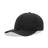 Decky 5 Panel Mid Profile Structured Cotton Blend Cap | Decky 6024 Black Standard Hats