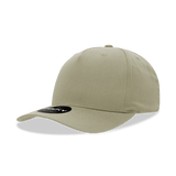 Decky 5 Panel Mid Profile Structured Cotton Blend Cap | Decky 6024 Khaki Standard Hats