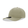 Decky 5 Panel Mid Profile Structured Cotton Blend Cap | Decky 6024 Khaki Standard Hats