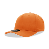 Decky 5 Panel Mid Profile Structured Cotton Blend Cap | Decky 6024 Orange Standard Hats