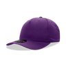 Decky 5 Panel Mid Profile Structured Cotton Blend Cap | Decky 6024 Purple Standard Hats
