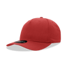 Decky 5 Panel Mid Profile Structured Cotton Blend Cap | Decky 6024 Red Standard Hats