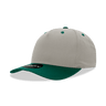 Decky 5 Panel Mid Profile Structured Cotton Blend Cap | Decky 6024 Stone/Forest Standard Hats