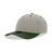 Decky 5 Panel Mid Profile Structured Cotton Blend Cap | Decky 6024 Stone/Olive Standard Hats