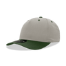 Decky 5 Panel Mid Profile Structured Cotton Blend Cap | Decky 6024 Stone/Olive Standard Hats
