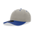 Decky 5 Panel Mid Profile Structured Cotton Blend Cap | Decky 6024 Stone/Royal Standard Hats