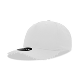 Decky 5 Panel Mid Profile Structured Cotton Blend Cap | Decky 6024 White Standard Hats