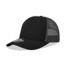 Decky 5 Panel Mid Profile Structured Cotton Blend Trucker | Decky 6030 Black/Charcoal Standard