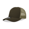 Decky 5 Panel Mid Profile Structured Cotton Blend Trucker | Decky 6030 Brown/Khaki Standard