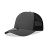 Decky 5 Panel Mid Profile Structured Cotton Blend Trucker | Decky 6030 Charcoal/Black Standard