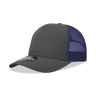 Decky 5 Panel Mid Profile Structured Cotton Blend Trucker | Decky 6030 Charcoal/Navy Standard