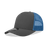 Decky 5 Panel Mid Profile Structured Cotton Blend Trucker | Decky 6030 Charcoal/Sky Standard
