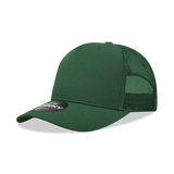 Decky 5 Panel Mid Profile Structured Cotton Blend Trucker | Decky 6030 Forest Standard