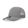 Decky 5 Panel Mid Profile Structured Cotton Blend Trucker | Decky 6030 Grey Standard