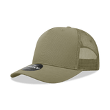 Decky 5 Panel Mid Profile Structured Cotton Blend Trucker | Decky 6030 Khaki Standard
