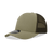 Decky 5 Panel Mid Profile Structured Cotton Blend Trucker | Decky 6030 Khaki/Brown Standard