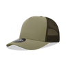 Decky 5 Panel Mid Profile Structured Cotton Blend Trucker | Decky 6030 Khaki/Brown Standard