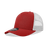 Decky 5 Panel Mid Profile Structured Cotton Blend Trucker | Decky 6030 Red/White Standard