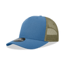 Decky 5 Panel Mid Profile Structured Cotton Blend Trucker | Decky 6030 Sky/Khaki Standard