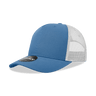 Decky 5 Panel Mid Profile Structured Cotton Blend Trucker | Decky 6030 Sky/White Standard