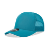 Decky 5 Panel Mid Profile Structured Cotton Blend Trucker | Decky 6030 Teal Standard