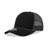 Decky 5 Panel Mid Profile Structured Cotton/Poly Blend Trucker w/Rope | Decky 6040 Black/Charcoal Standard