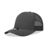 Decky 5 Panel Mid Profile Structured Cotton/Poly Blend Trucker w/Rope | Decky 6040 Charcoal Standard