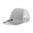 Decky 5 Panel Mid Profile Structured Cotton/Poly Blend Trucker w/Rope | Decky 6040 HeatherGrey/White Standard