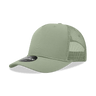 Decky 5 Panel Mid Profile Structured Cotton/Poly Blend Trucker w/Rope | Decky 6040 Loden Standard
