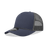 Decky 5 Panel Mid Profile Structured Cotton/Poly Blend Trucker w/Rope | Decky 6040 Navy/Charcoal Standard