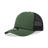 Decky 5 Panel Mid Profile Structured Cotton/Poly Blend Trucker w/Rope | Decky 6040 Olive/Black Standard