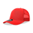 Decky 5 Panel Mid Profile Structured Cotton/Poly Blend Trucker w/Rope | Decky 6040 Red Standard