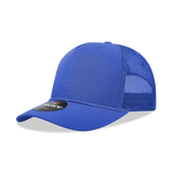 Decky 5 Panel Mid Profile Structured Cotton/Poly Blend Trucker w/Rope | Decky 6040 Royal Standard