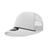Decky 5 Panel Mid Profile Structured Cotton/Poly Blend Trucker w/Rope | Decky 6040 White/Black Standard