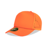 Decky 5 Panel Mid Profile Structured Foam Trucker | Decky 221 NeonOrange OSFM