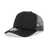 Decky 5 Panel Mid Profile Structured Foam Trucker | Decky 6025 Black/Charcoal Standard