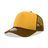 Decky 5 Panel Mid Profile Structured Foam Trucker | Decky 6025 Brn/Gld/Brn Standard