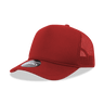 Decky 5 Panel Mid Profile Structured Foam Trucker | Decky 6025 Cardinal Standard