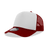 Decky 5 Panel Mid Profile Structured Foam Trucker | Decky 6025 Car/Wht/Car Standard