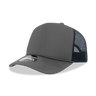 Decky 5 Panel Mid Profile Structured Foam Trucker | Decky 6025 Charcoal/Navy Standard