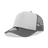 Decky 5 Panel Mid Profile Structured Foam Trucker | Decky 6025 Cha/Wht/Cha Standard