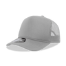 Decky 5 Panel Mid Profile Structured Foam Trucker | Decky 6025 Grey Standard