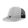 Decky 5 Panel Mid Profile Structured Foam Trucker | Decky 6025 Grey/Black Standard