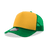 Decky 5 Panel Mid Profile Structured Foam Trucker | Decky 6025 Kel/Gld/Kel Standard